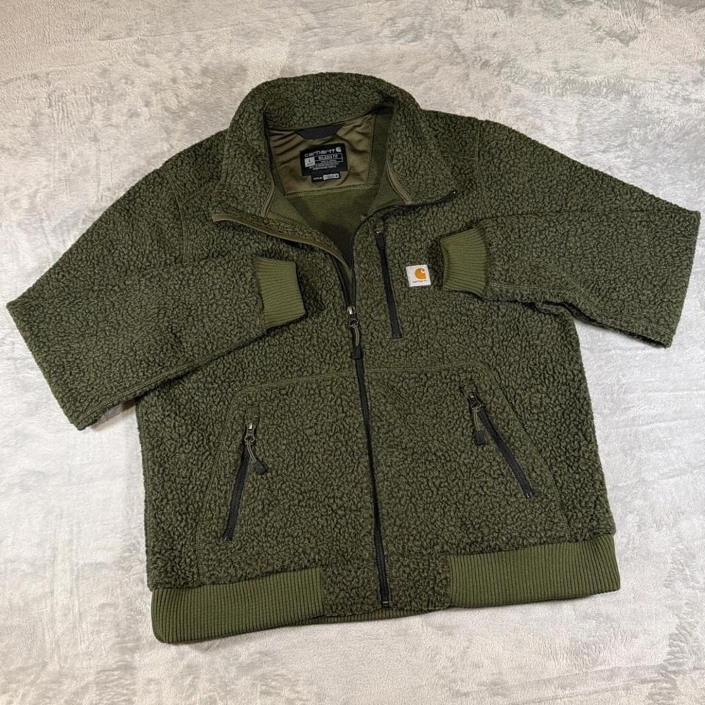 Carhartt Sherpa Fleece Utility Jacket | Olive Green‎ | Large